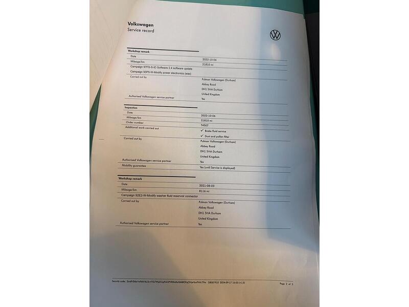 Volkswagen ID.3 ID.3 Pro Performance 58kWh 1ST Edition Auto 5dr - U18