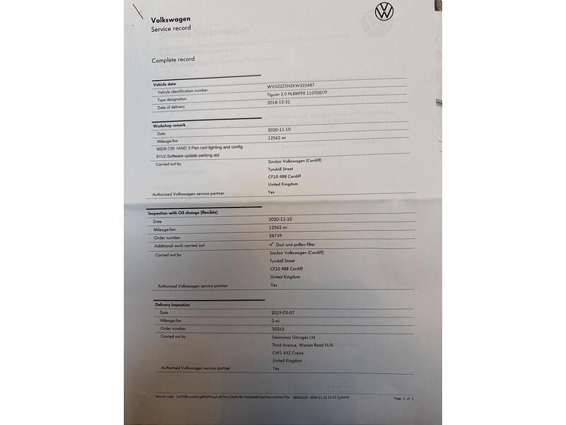 Volkswagen Tiguan Tiguan 2.0 TDI SEL DSG Euro 6 (s/s) 5dr - U29