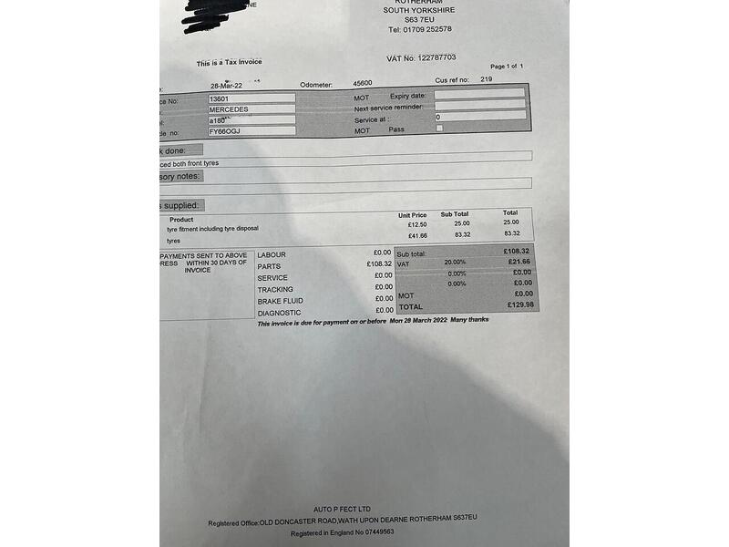 Mercedes-Benz A Class 1.6 A180 SE (Executive) Euro 6 (s/s) 5dr - U384