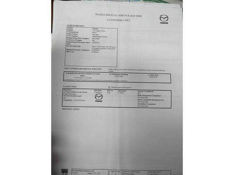 Mazda Mazda6 2.2 SKYACTIV-D Sport Nav Auto Euro 6 (s/s) 4dr - U56