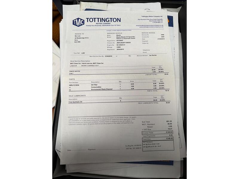 Mazda Mazda6 2.2 SKYACTIV-D Sport Nav Auto Euro 6 (s/s) 4dr - U56