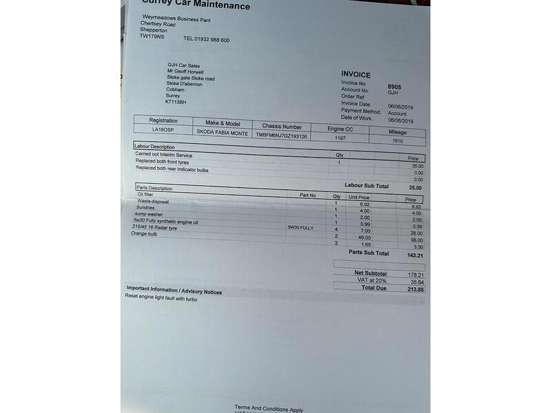 Skoda Fabia 1.2 TSI Monte Carlo Euro 6 (s/s) 5dr - U65