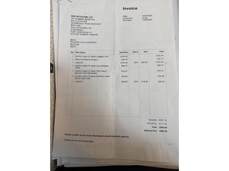 Audi A3 1.4 TFSI CoD S line Sportback 5dr Petrol Manual Euro 6 (s/s) (140 ps) - U7