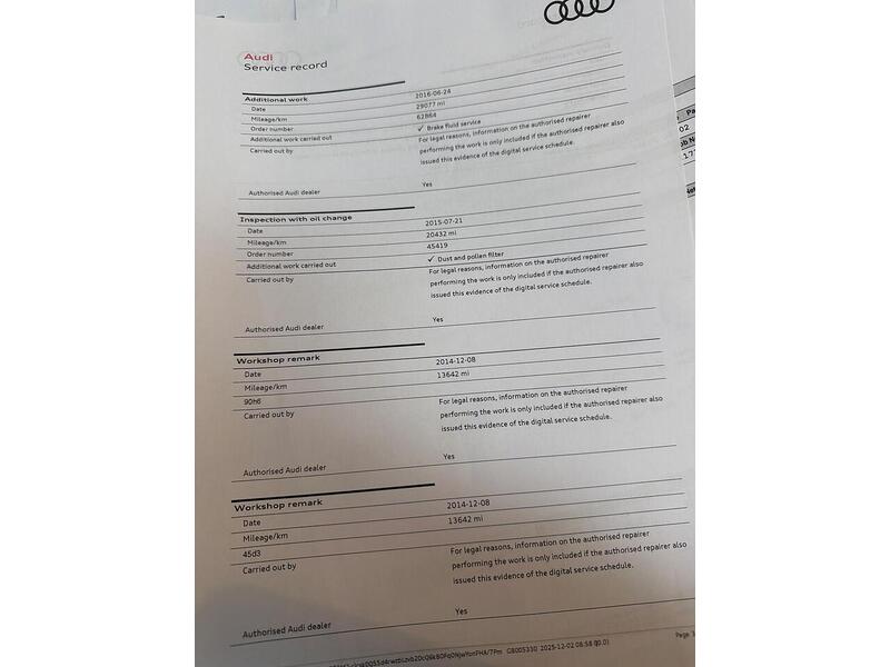 Audi A3 1.4 TFSI CoD S line Sportback 5dr Petrol Manual Euro 6 (s/s) (140 ps) - U7