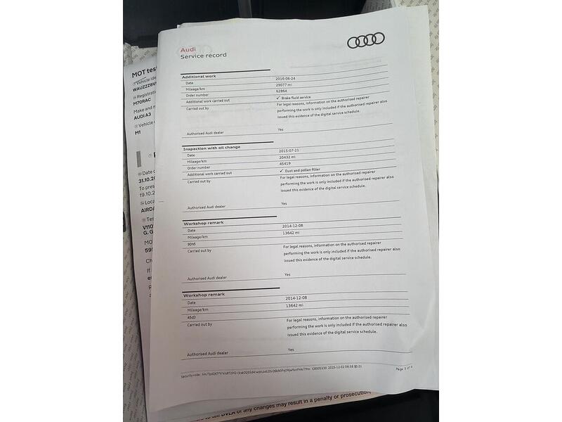 Audi A3 1.4 TFSI CoD S line Sportback 5dr Petrol Manual Euro 6 (s/s) (140 ps) - U7