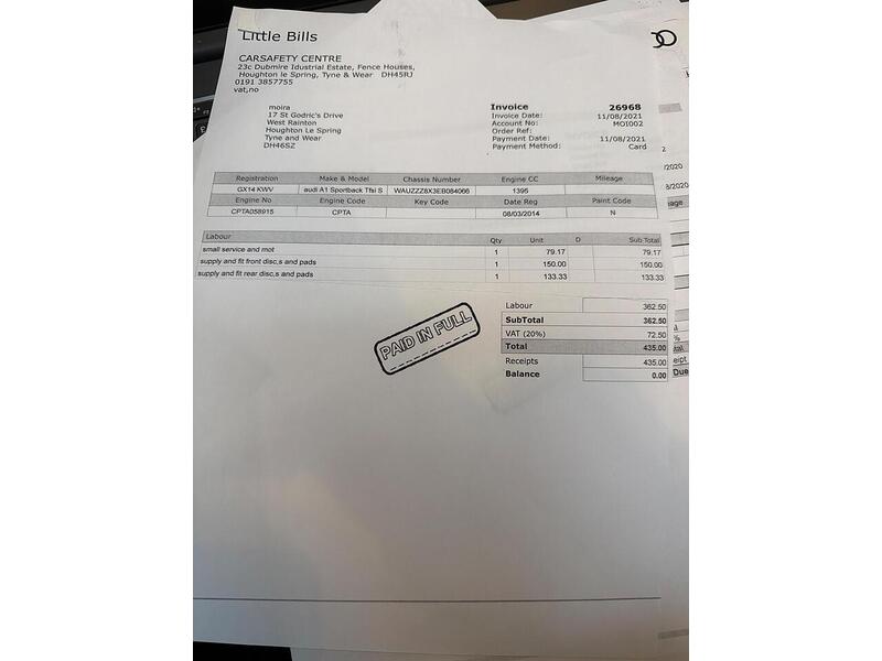 Audi A1 1.4 TFSI CoD Black Edition Sportback Euro 5 (s/s) 5dr - U74