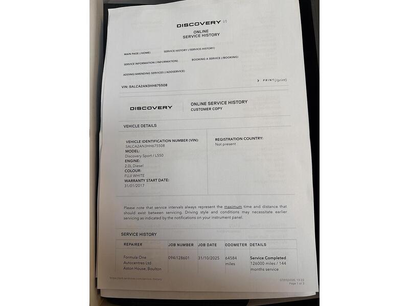 Land Rover Discovery Sport 2.0 TD4 HSE Black Auto 4WD Euro 6 (s/s) 5dr - U80