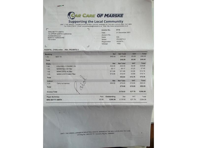 Kia Picanto 1.25 2 Auto Euro 5 5dr - U85