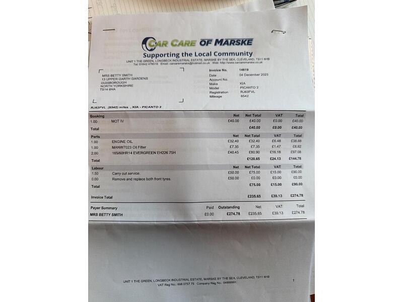 Kia Picanto 1.25 2 Auto Euro 5 5dr - U85