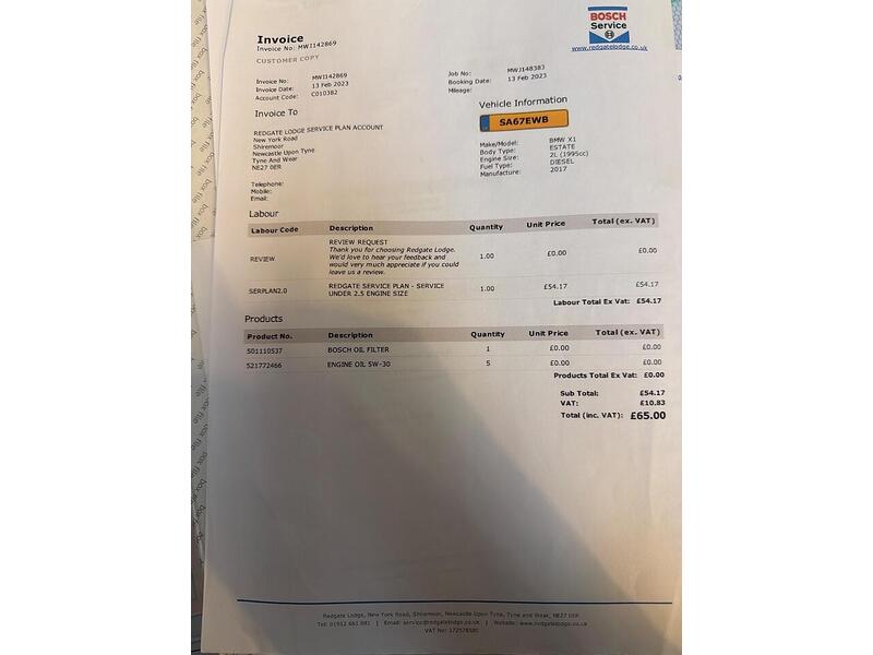 BMW X1 2.0 18d SE Auto sDrive Euro 6 (s/s) 5dr - U97