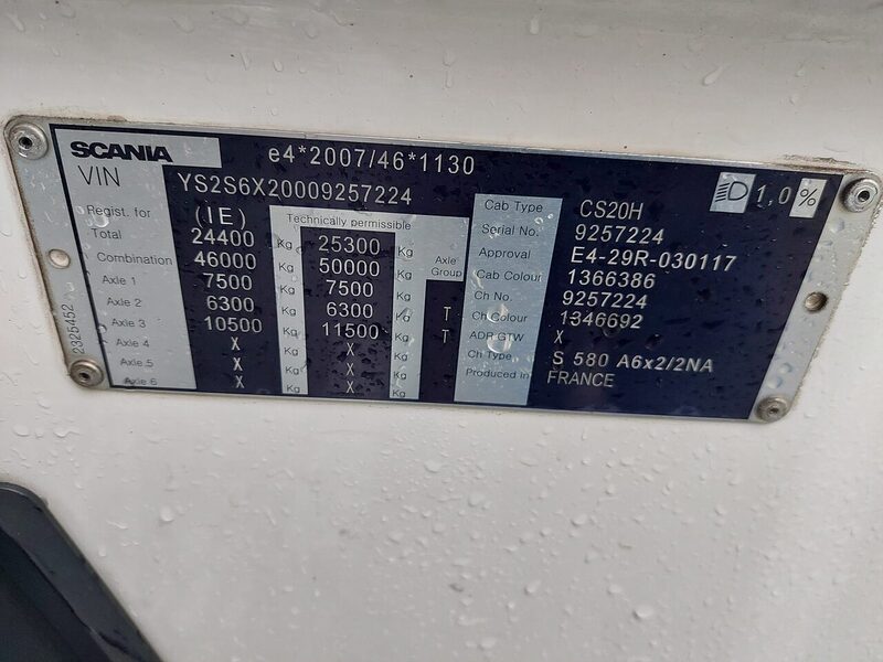 Scania S Series S580 A 6X2 - U1663