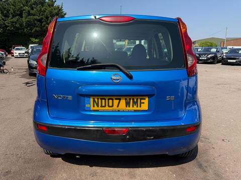 Nissan Note 1.6 16v SE Hatchback 5dr Petrol Automatic (166 g/km, 109 bhp) - U238