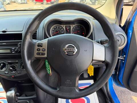 Nissan Note 1.6 16v SE Hatchback 5dr Petrol Automatic (166 g/km, 109 bhp) - U238
