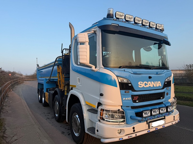 Scania P410 XT TIPPER GRAB 8X4  - U79