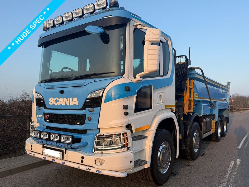 Scania P410 XT TIPPER GRAB 8X4  - U79
