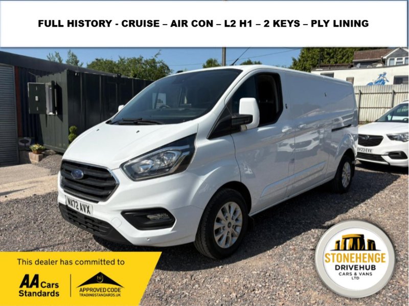 Ford Transit Custom 2.0 300 EcoBlue Limited Panel Van 5dr Diesel Manual L2 H1 Euro 6 (s/s) (130 ps) - U16