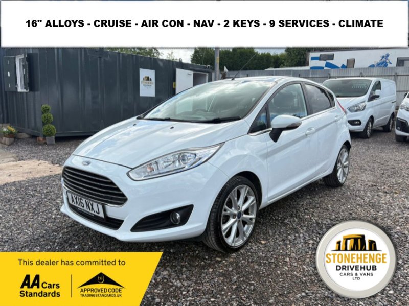 Ford Fiesta 1.0T EcoBoost Titanium Hatchback 5dr Petrol Manual Euro 6 (s/s) (100 ps) - U28