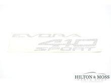 Lotus Evora 410 Sport Rear Bumper Decal Image 2