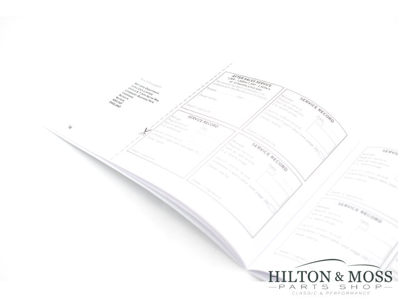 Lotus Elise S3 / Exige S3 Maintenance Record / Service Book Image 4