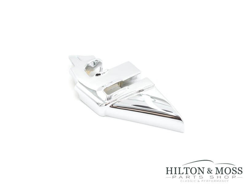 Mercedes W113 Pagoda Chrome B-pillar cap RHS Right - 03.66 onwards Image 4