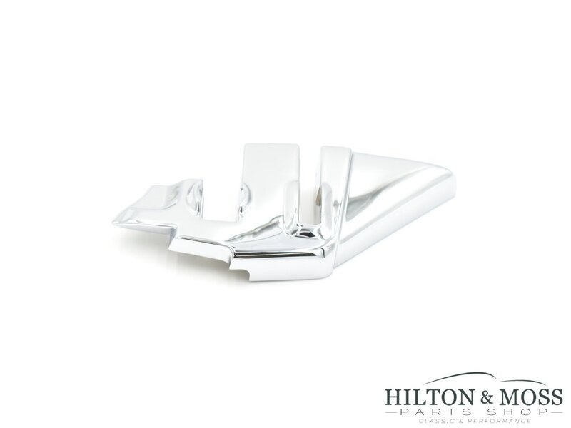 Mercedes W113 Pagoda Chrome B-pillar cap RHS Right - 03.66 onwards Image 5