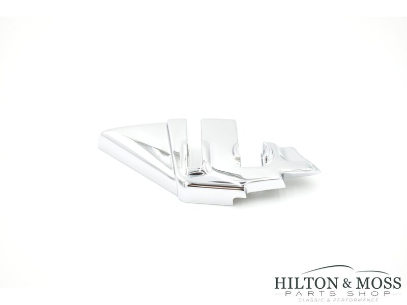 Mercedes W113 Pagoda Chrome B-pillar cap LHS Left - 03.66 onwards Image 1