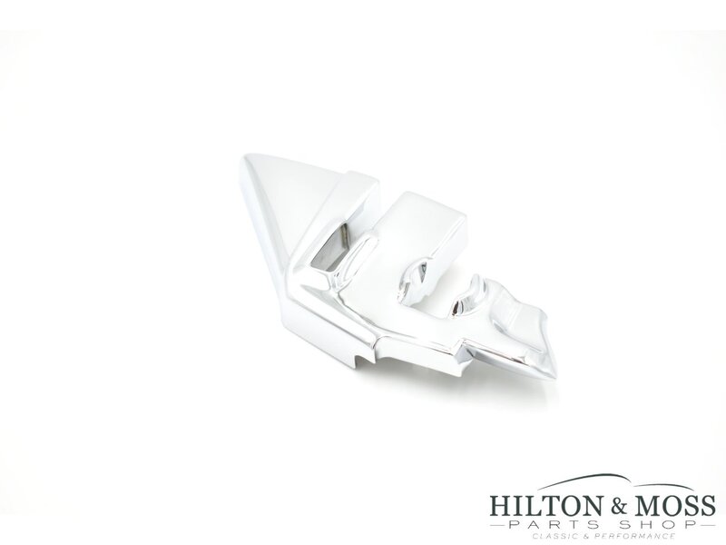 Mercedes W113 Pagoda Chrome B-pillar cap LHS Left - 03.66 onwards Image 2