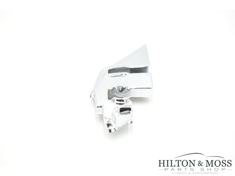 Mercedes W113 Pagoda Chrome B-pillar cap LHS Left - 03.66 onwards Image 3