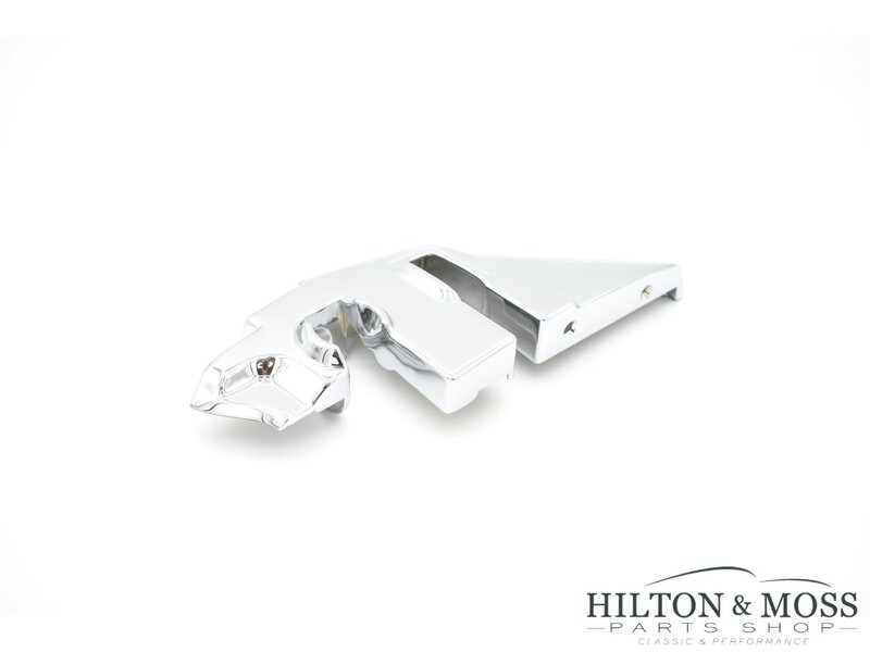 Mercedes W113 Pagoda Chrome B-pillar cap LHS Left - 03.66 onwards Image 4