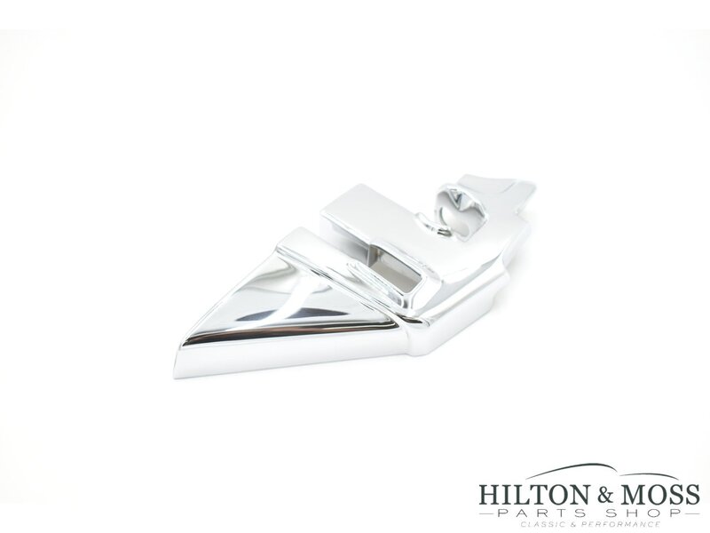 Mercedes W113 Pagoda Chrome B-pillar cap LHS Left - 03.66 onwards Image 8