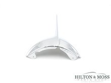 Jaguar E-Type S2 / S3 Headlamp Motif Chrome Crown Finisher - Right RH Image 2