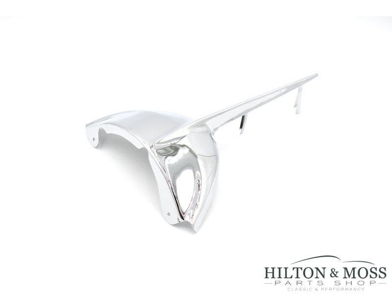 Jaguar E-Type S2 / S3 Headlamp Motif Chrome Crown Finisher - Right RH Image 3