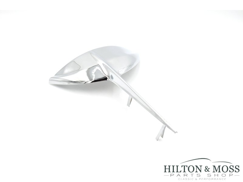 Jaguar E-Type S2 / S3 Headlamp Motif Chrome Crown Finisher - Right RH Image 5