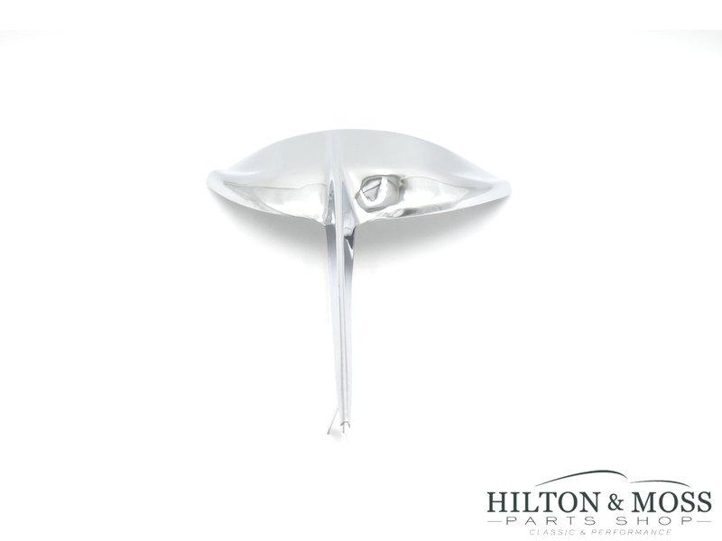 Jaguar E-Type S2 / S3 Headlamp Motif Chrome Crown Finisher - Right RH Image 6