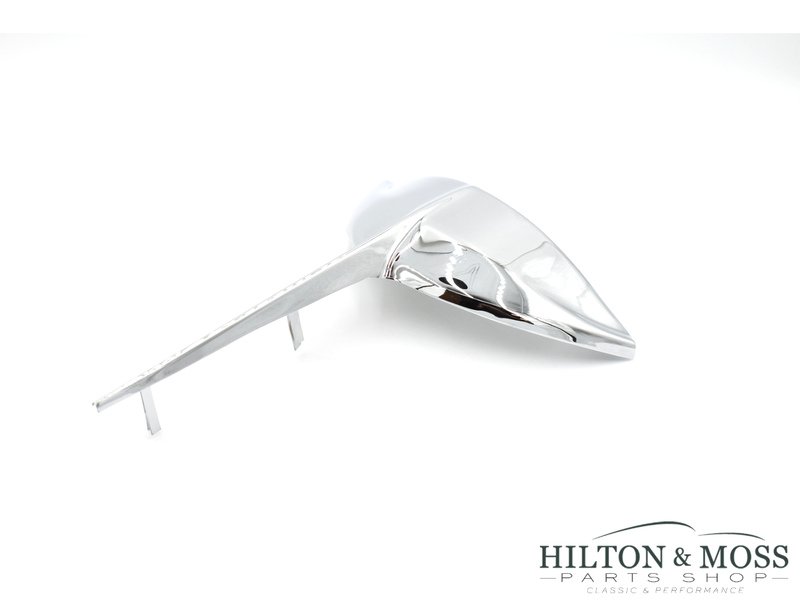 Jaguar E-Type S2 / S3 Headlamp Motif Chrome Crown Finisher - Right RH Image 7