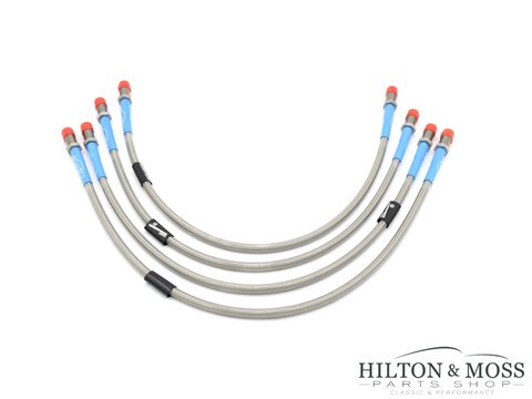 Goodridge stainless steel braided brake hose set (with ABS)