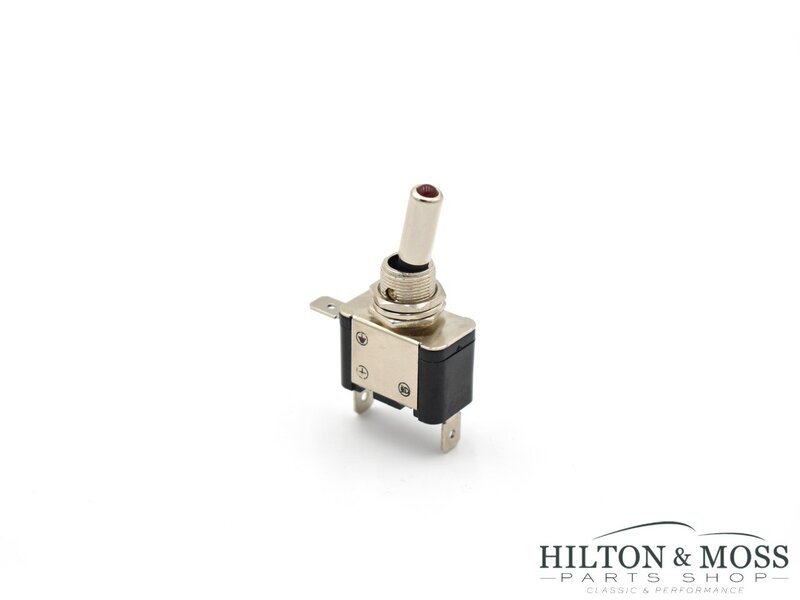 Red LED On-Off Toggle Switch Image 1