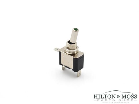 Green LED On-Off Toggle Switch