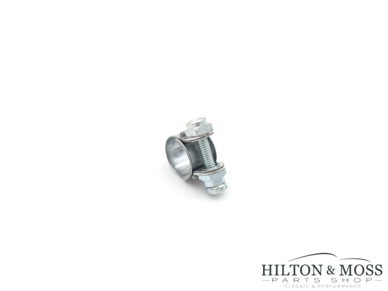 12-14mm Fuel line jubilee hose clip / clamp - BZP Image 2