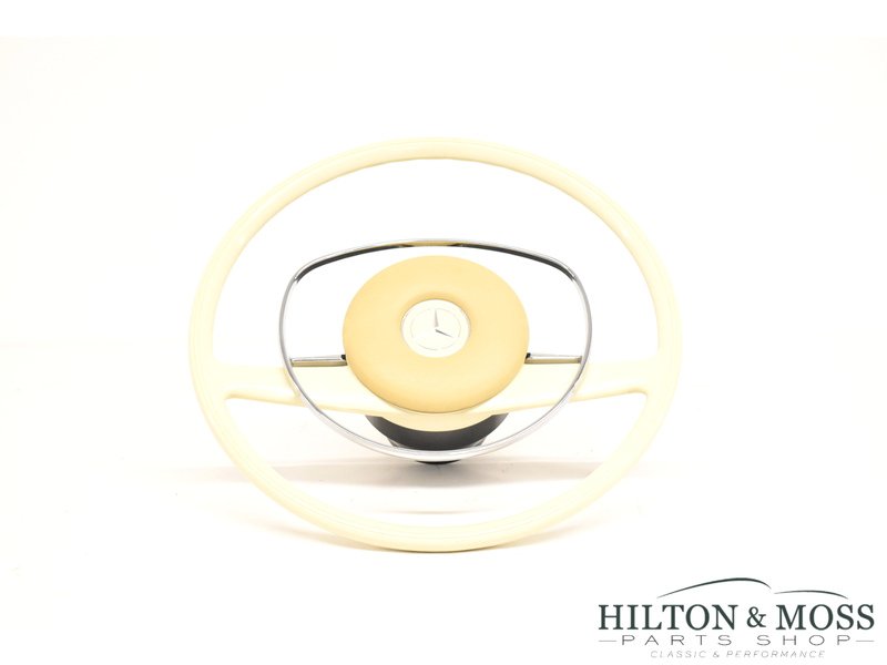 Mercedes W113 250SL / 280SL Pagoda Ivory Steering Wheel - Refurbished Image 1