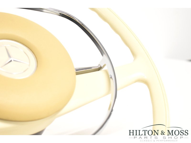Mercedes W113 250SL / 280SL Pagoda Ivory Steering Wheel - Refurbished Image 8