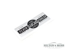 Lucas Coil Sticker- Fluid Cooled Silver Image 1