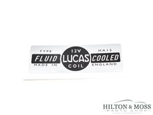 Lucas Coil Sticker- Fluid Cooled Silver Image 2