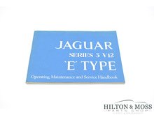 Jaguar E-Type S3 Operation, Maintenance &amp; Service Handbook Image 2