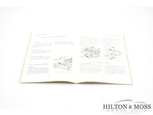 Jaguar Mark 2 / Mk2 2.4 Litre Operating, Maintenance and Service Handbook Image 4