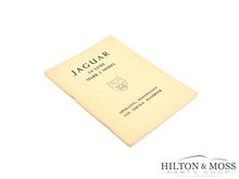 Jaguar Mark 2 / Mk2 2.4 Litre Operating, Maintenance and Service Handbook Image 1