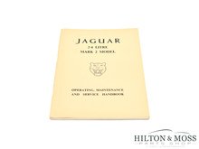 Jaguar Mark 2 / Mk2 2.4 Litre Operating, Maintenance and Service Handbook Image 2