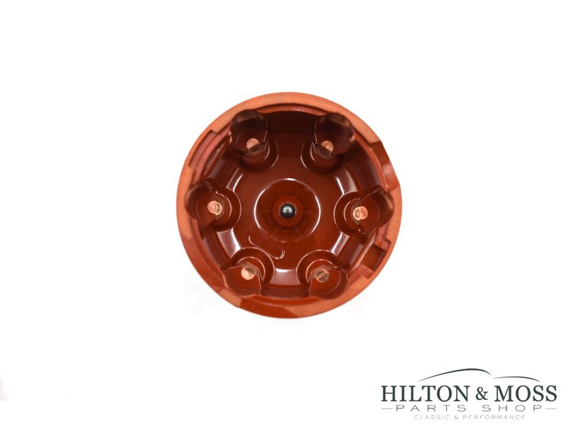 123 Electronic Ignition 6 Cylinder Red Distributor Cap Image 5