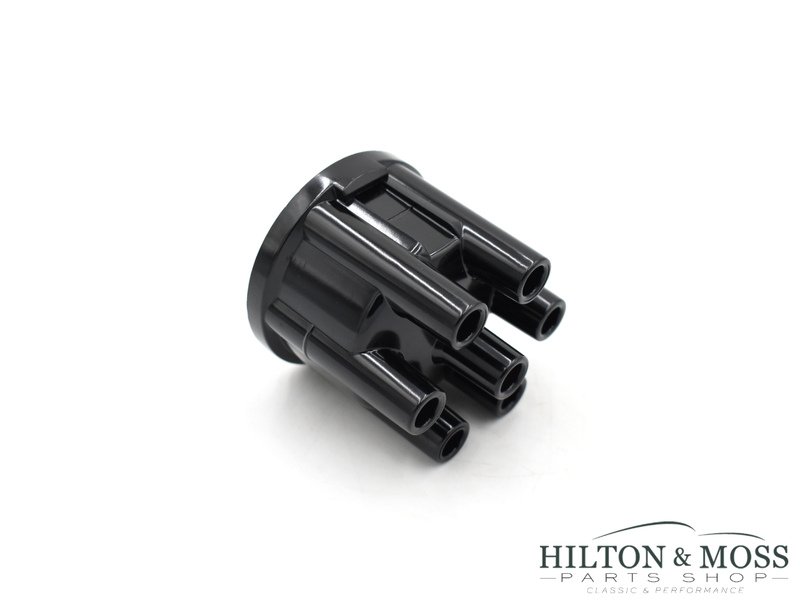 123 Electronic Ignition 6 Cylinder Black Distributor Cap Image 2