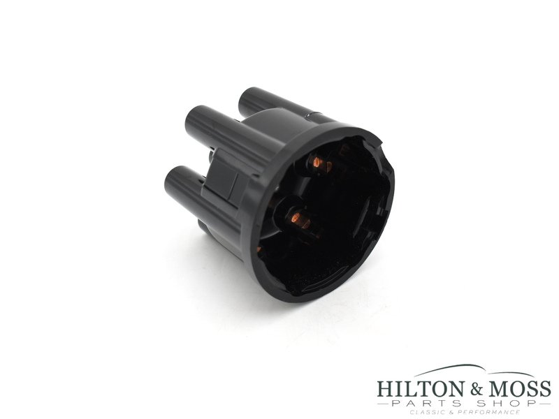 123 Electronic Ignition 6 Cylinder Black Distributor Cap Image 3